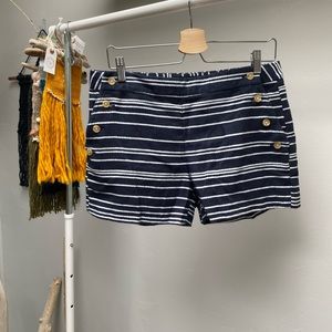 Banana Republic knit nautical striped shorts